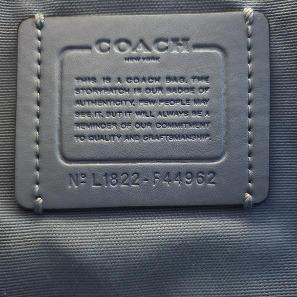 Coach Blue Leather Women´s Bag